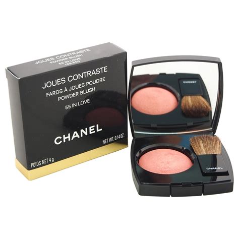 chanel joues contraste 55 in love|Chanel Joues Contraste Powder Blush 168.550 55 In Love, 0.14 .